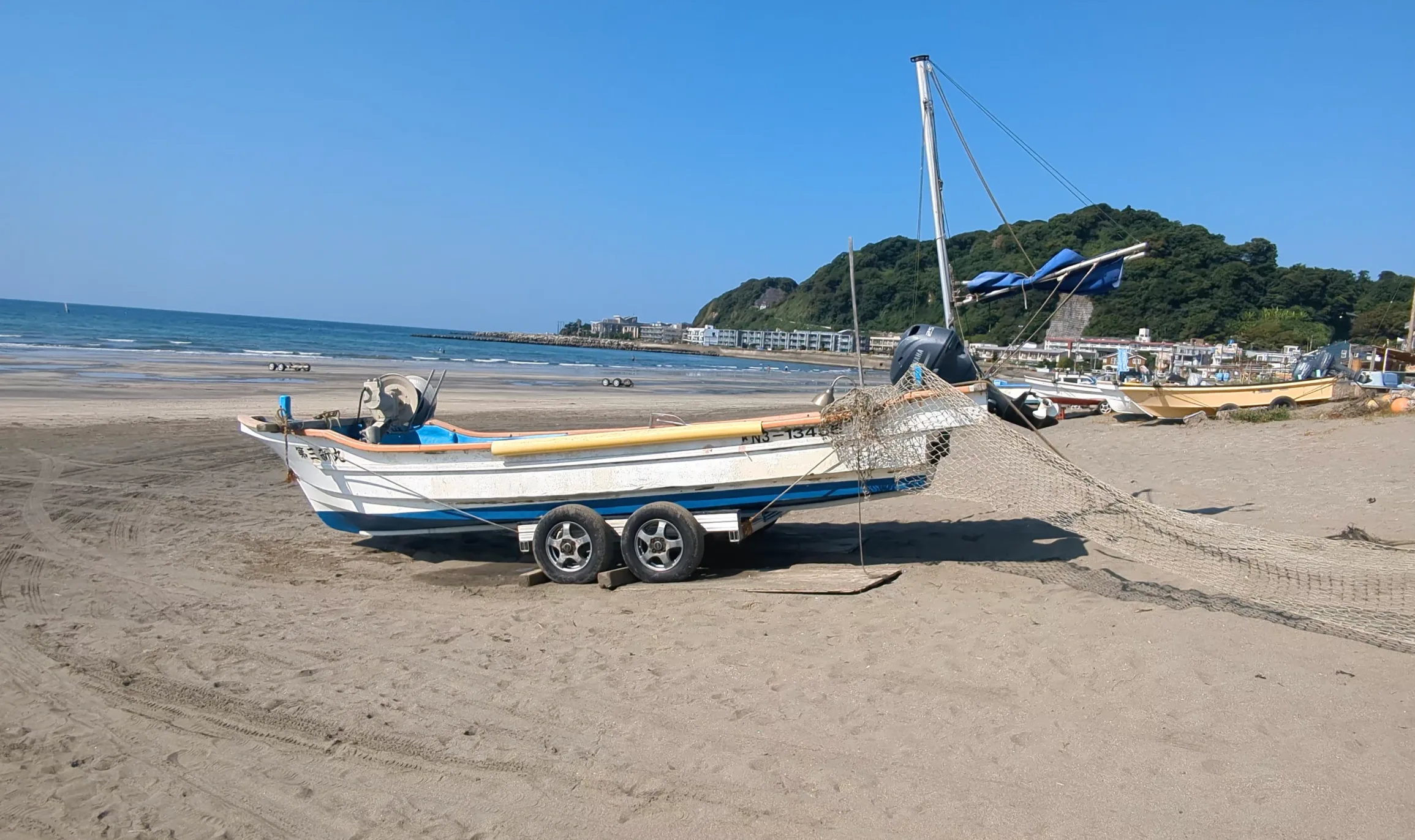 yuigahama beach view